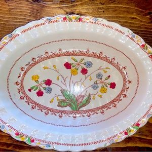 Copeland England Cowslip vegetable serving dish